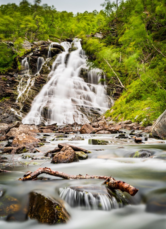 Anderssjöåfallet watterfall