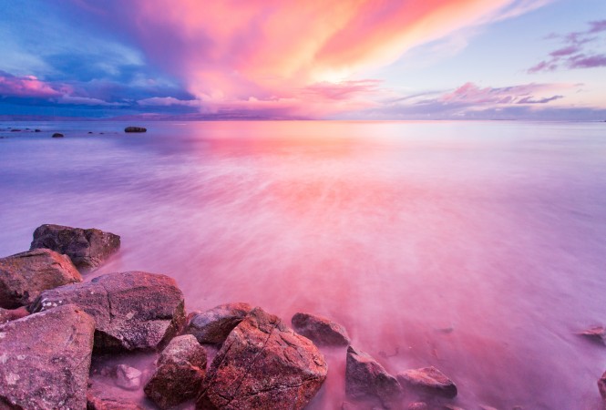 Sunset at  Furbogh Beach