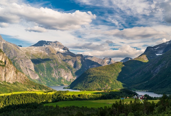 Eikesdalsvatnet Lake